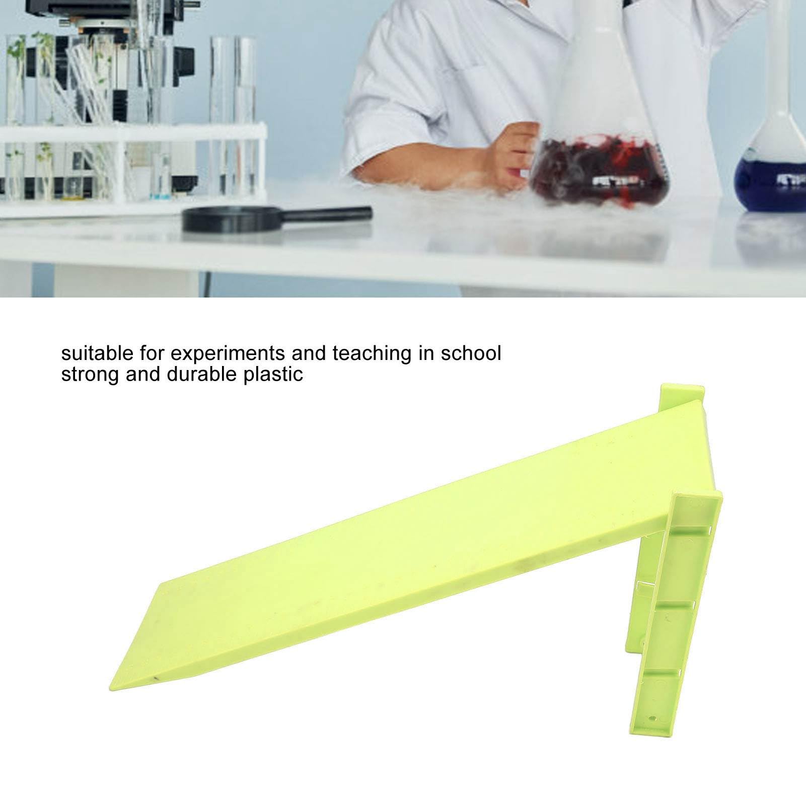 2 Sets Physics Inclined Plane Kits - Clear Scale Plastic Teaching Tools For Elementary Science