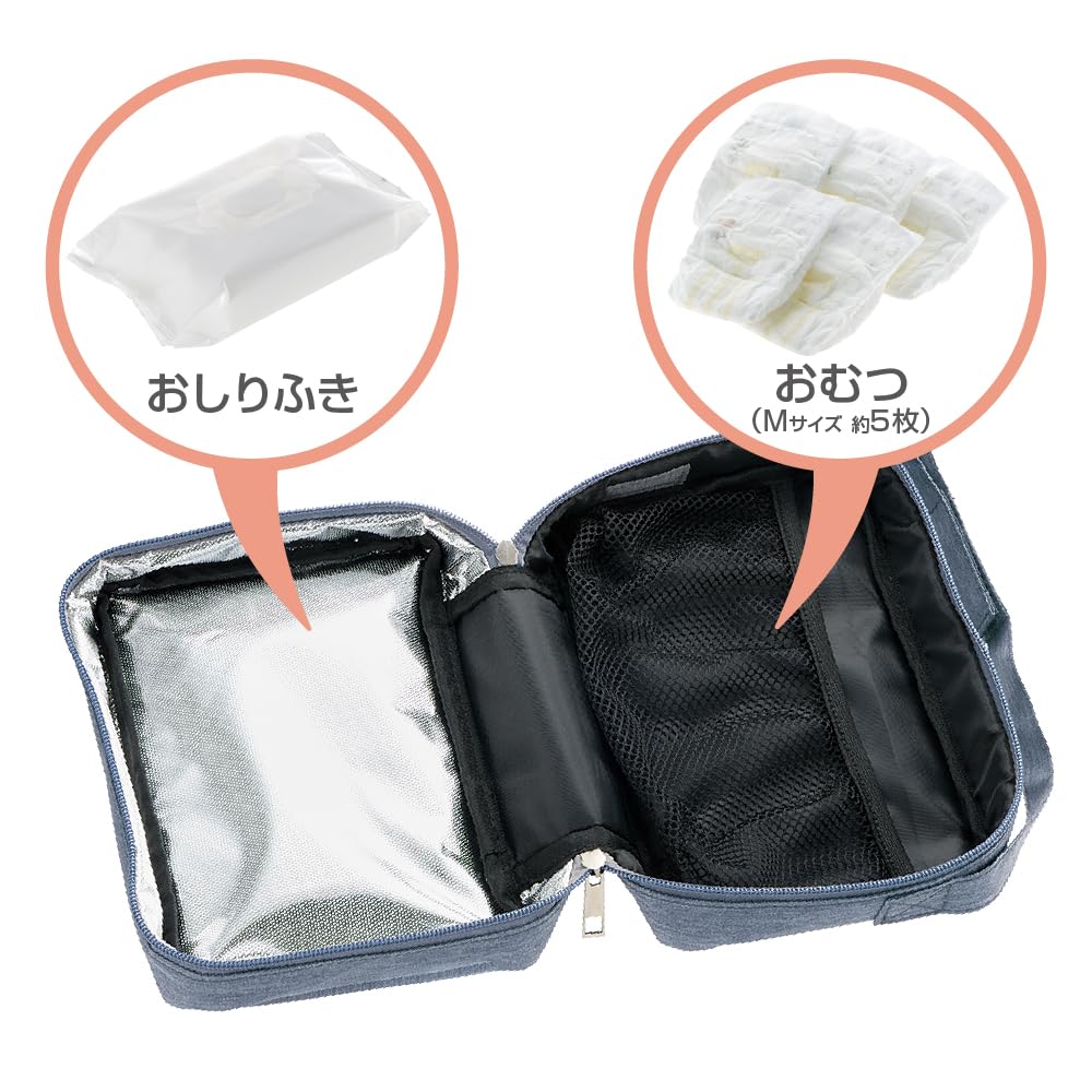 Amazon.co.jp: リッチェル おでかけおしりふきウォーマーR ネイビー 