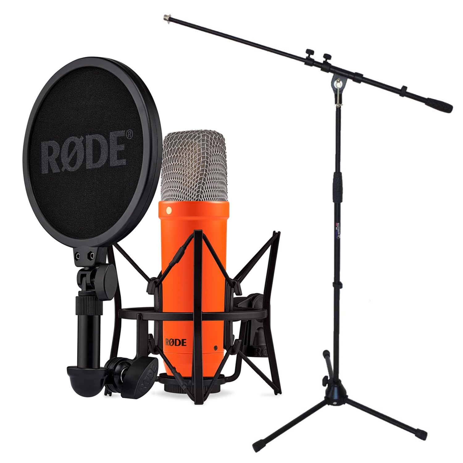 Rode NT1 Signature Studio-Mikrofon Orange mit keepdrum Mikrofonständer