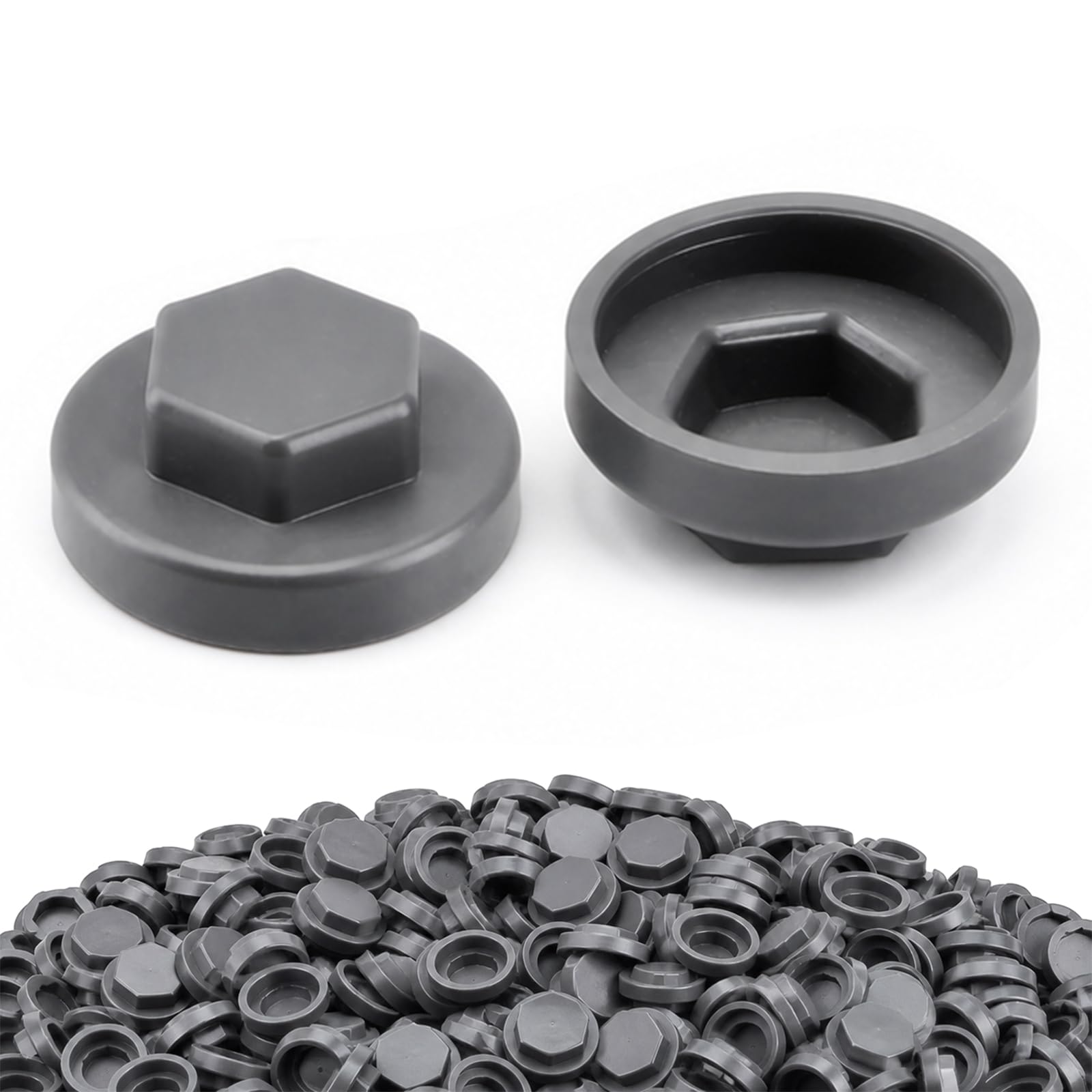 850Pcs M8 Roofing Screw Caps, Hex Head Screw Caps with Waterproof Design