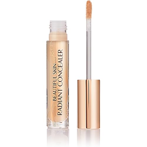 Charlotte Tilbury Beautiful Skin Concealer - Under Eye Concealer & Color Corrector for Dark Circles - Hydrating, Medium-Buildable Coverage with a Radiant, Natural-Looking Finish
