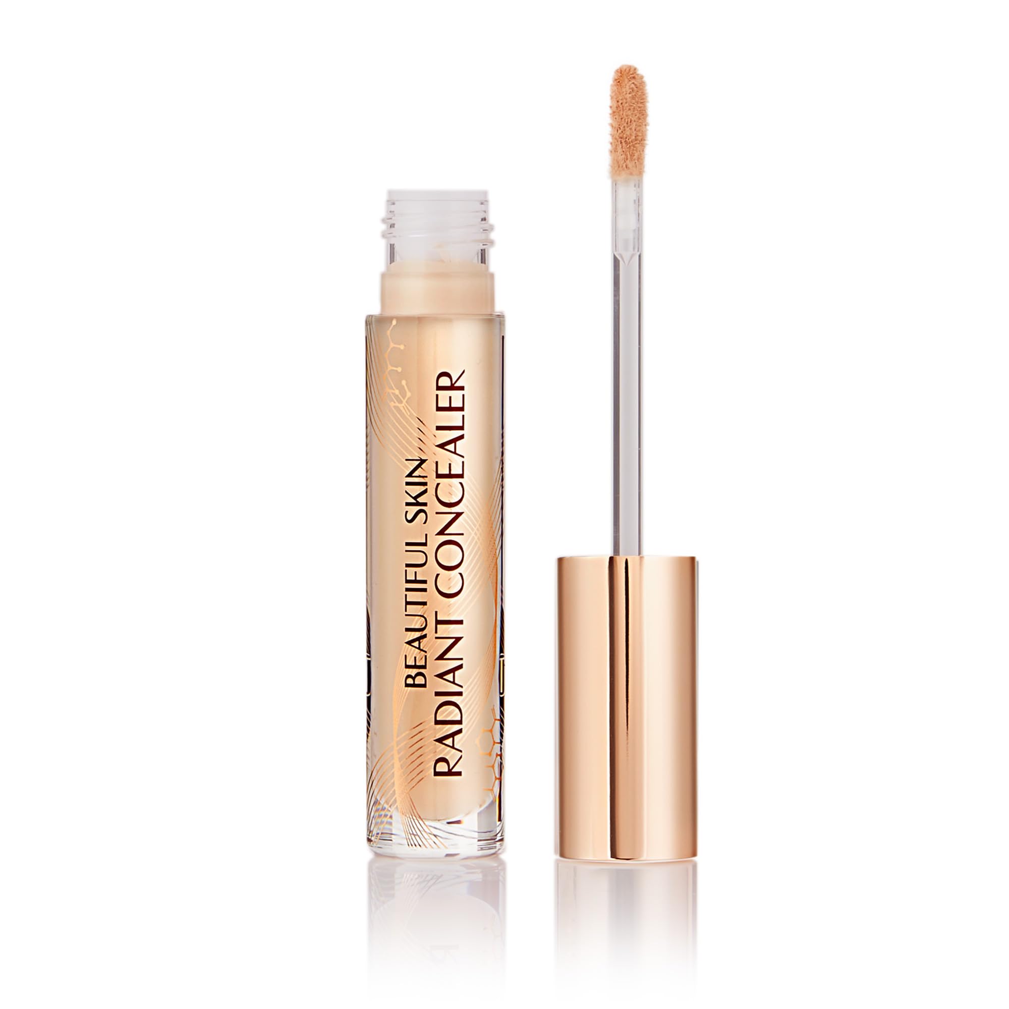 Charlotte Tilbury Beautiful Skin Concealer - Under Eye Concealer Color Corrector for Dark Circles - Hydrating Medium-Buildable Coverage
