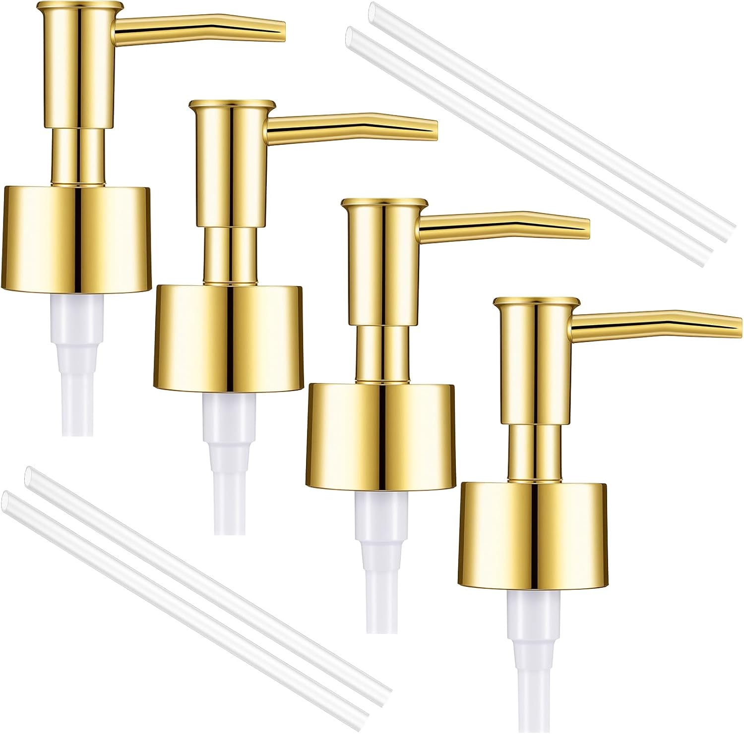 Amazon.com: 4Pack Gold Soap Dispenser Pump Replacement,Top Dispenser ...