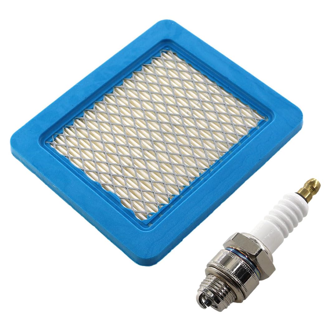 MCHNIC Air Filter & Spark Plug Service Kit for Mountfield HW531 PD WBE170 HW531PD HW 531 PD Engine Lawn Mower