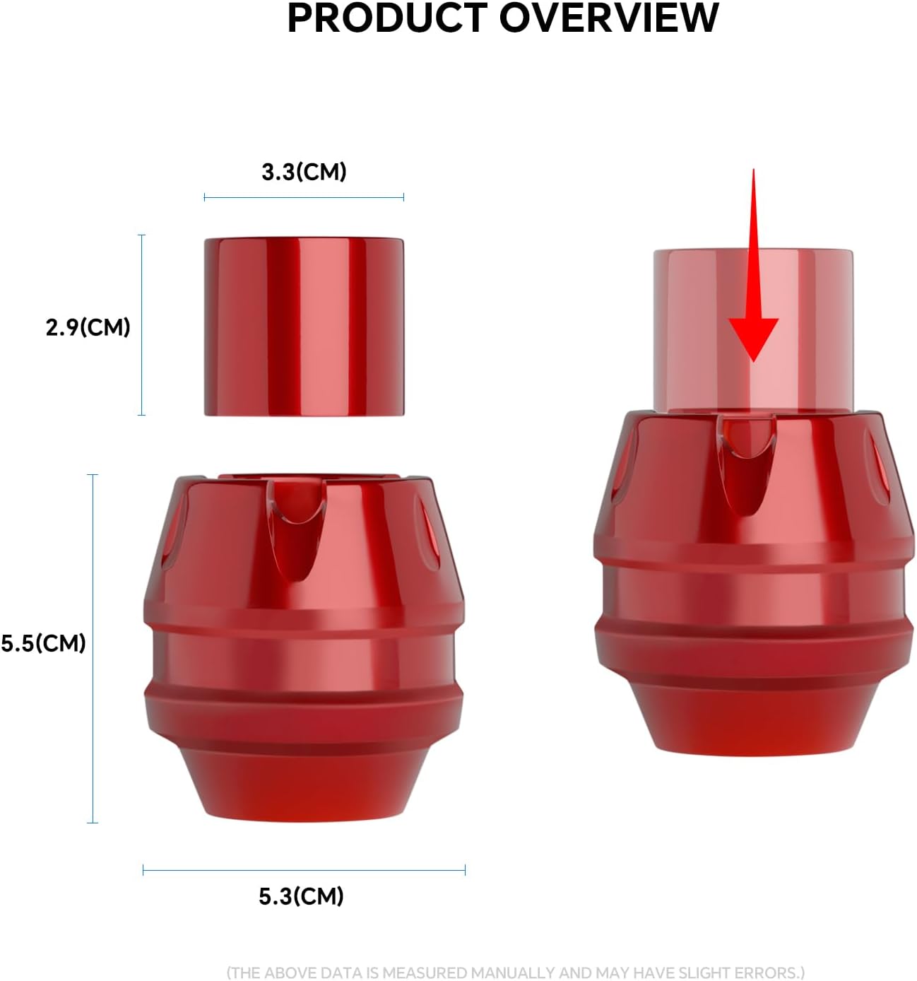 MFGZD CNC Motorcycle Front Wheel Frame Protector Axle Slider For S1000RR/XR CBR650R CBR600RR RSV4 R7 R1 ZX6R R1250GS XADV750 CRF1100L CBR1000RR GSXR600/750/1000 ect models (Red)
