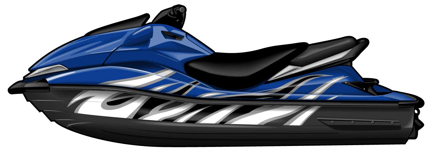 Exotic Signs Jet Ski Graphics Kit Compatible with Kawasaki Ultra - EK0002U2