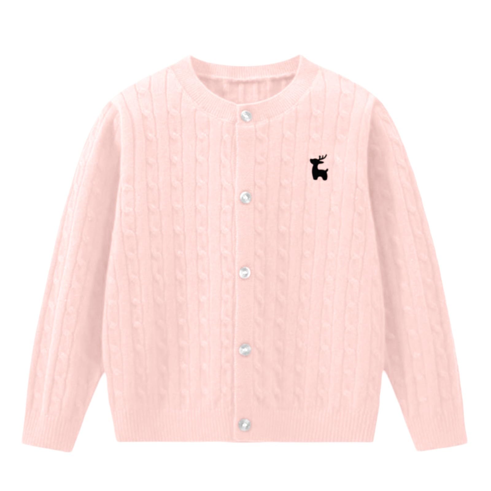 Cárdigan de entretiempo para niña, cárdigan ligero para primavera y otoño | Ideal como manta ligera con temperaturas cambiantes, se puede combinar con camisas de manga larga y vestidos
