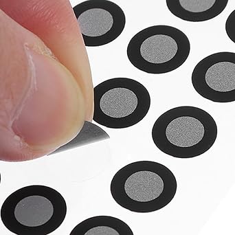 300Pcs 6.0 mm 3D Scanning Marker for 3D Scanner, 3D Tracking Dot Reference Point, Target 3D Scan Tracking Dots for Diffuse Reflection Markers Optical Tracking