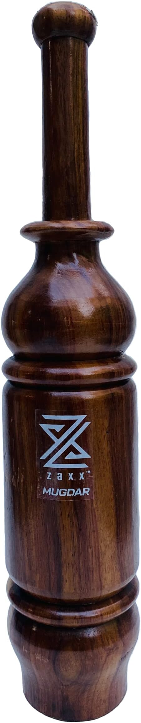 zaxx 5kg Mugdar for Fitness, Mugdar, Wooden Indian Mugdar, Indian Clubs for Exercise, Meel, Clubbell, Karla Kattai, Mugdal
