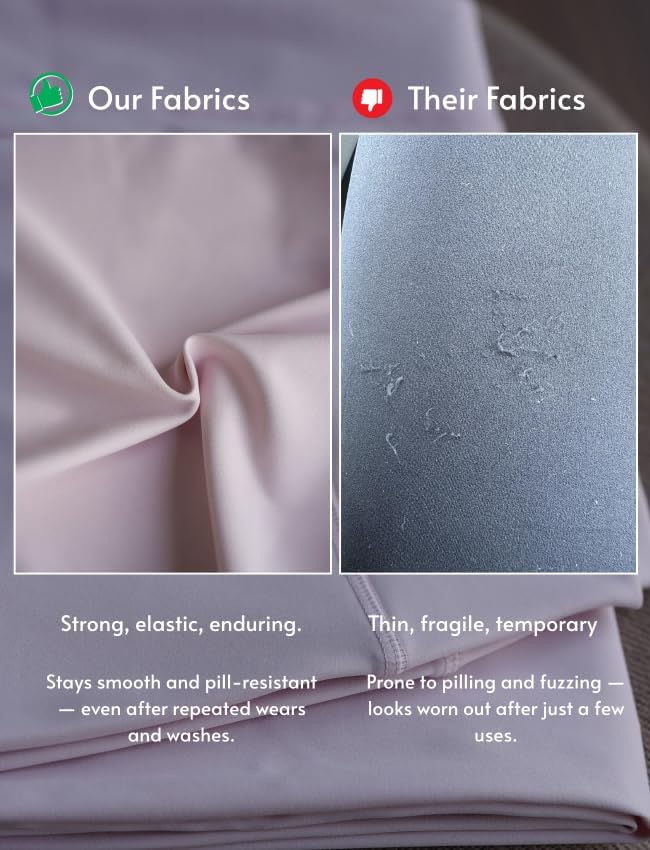 Straight Leg Yoga Pants for Women Wide Leg High Waist Stretch Soft Flared Workout Leggings - Image 5