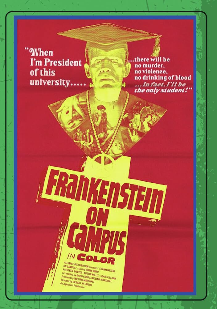 Dr. Frankenstein on Campus DVD original USA cine clásico de terror y ciencia ficción universitaria