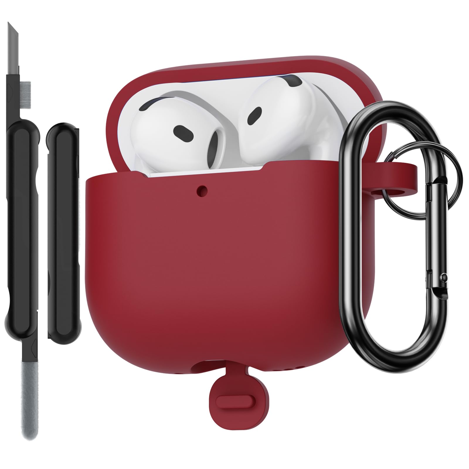 Funda para AirPods Pro 3 (2025) Case Cover, Anti-rasguños Fundas Protectora de Silicona Compatible con Airpods Pro 3.ª Generación con Kit de Limpieza e Lanyard de Silicona, Cloud Grey — view 33