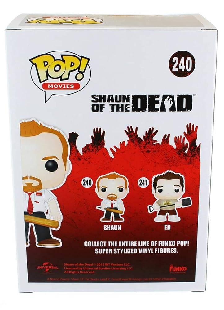 激レアFUNKO POP! ショーンオブザデッド　ショーン　バッド　血飛沫限定 Funko - Figurine Shaun of The Dead - Shaun Bloody Exclu Pop
