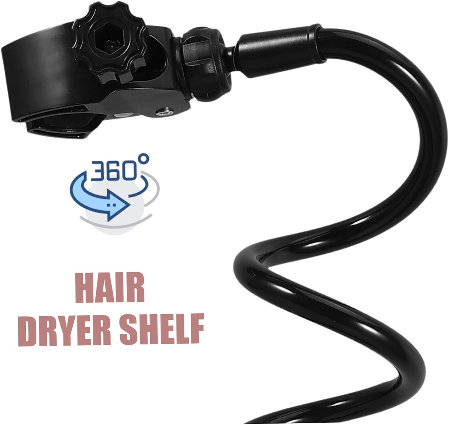 VALICLUD Hair Dryer Holder Clamp Mount Rack Stand Fixing Bracket Desk Lamp Clamp Parts Hands Home Salon Tool Hair Tool Holder Desktop Clip Display Bracket