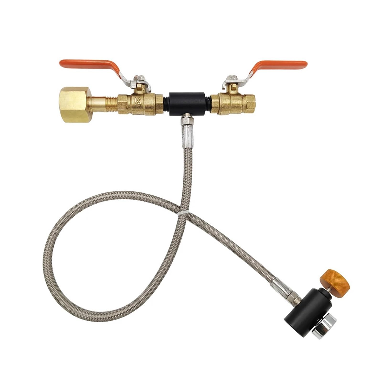 CO2 napełnianie saturator wody sodowej do cylindra, kanister W21.8-14 CGA320, zbiornik na dwutlenek węgla (CGA320 36 cali BK spodnie )