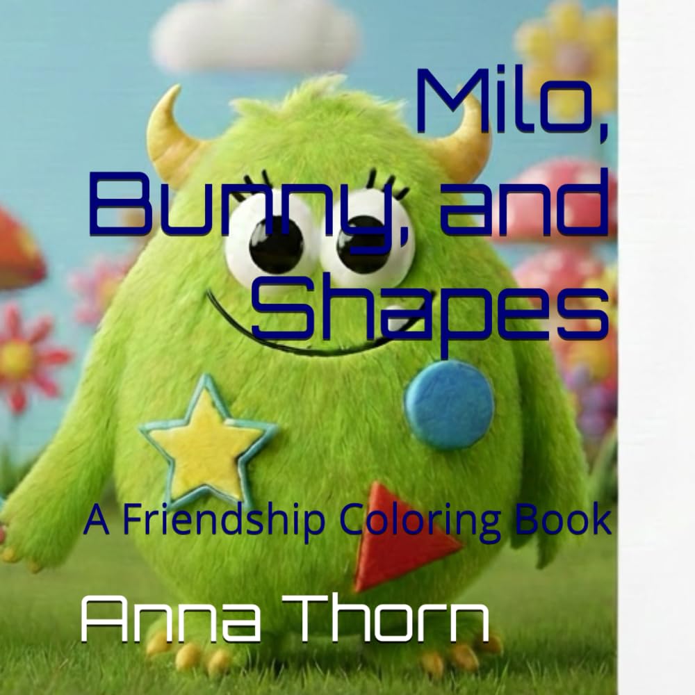 Milo, Bunny, and Shapes: A Friendship Coloring Book