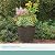 Suncast Sonora 22 Inch Plastic Wicker Indoor or Outdoor Decorative Garden Flower Planter for Entryways, Porch, and Backyard Patios, Dark Brown