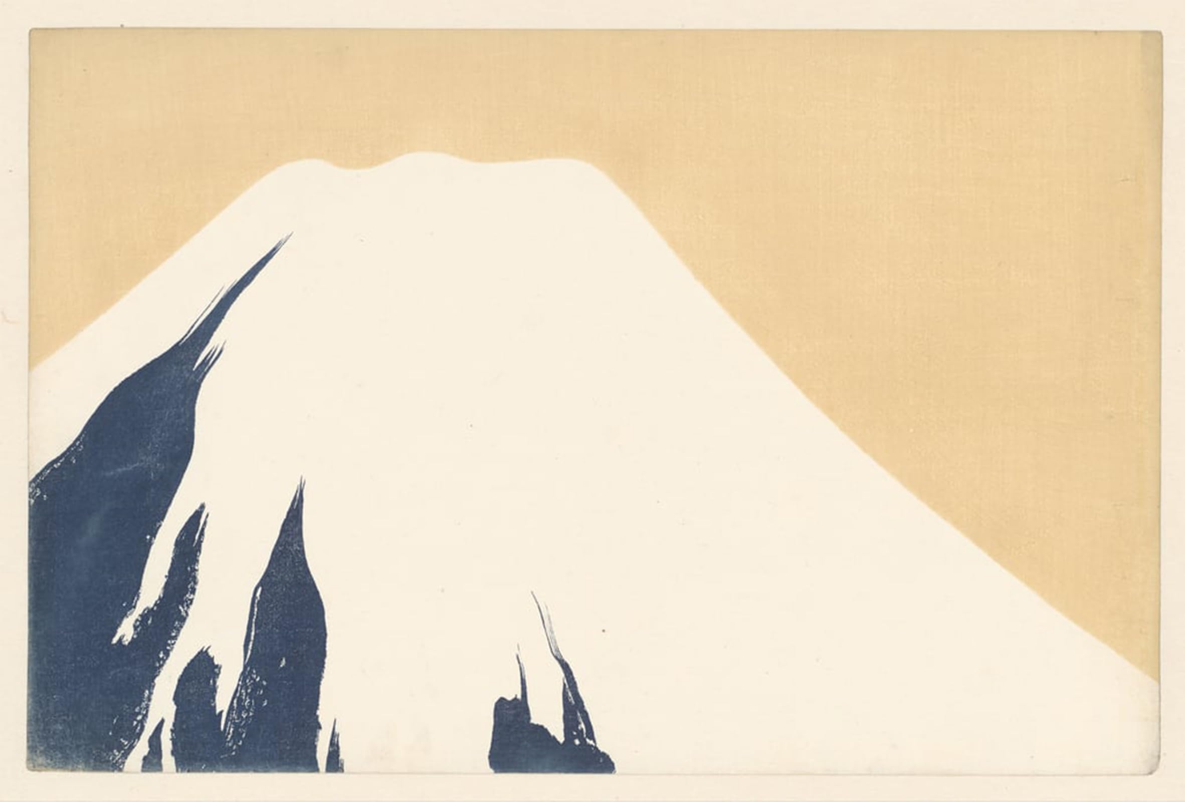 POSTERIIk Vintage Classic Picture Landscape Artwork Mount Fuji by Kamisaka Sekka Portrait Canvas Painting for Office Home Decor 60x90cm