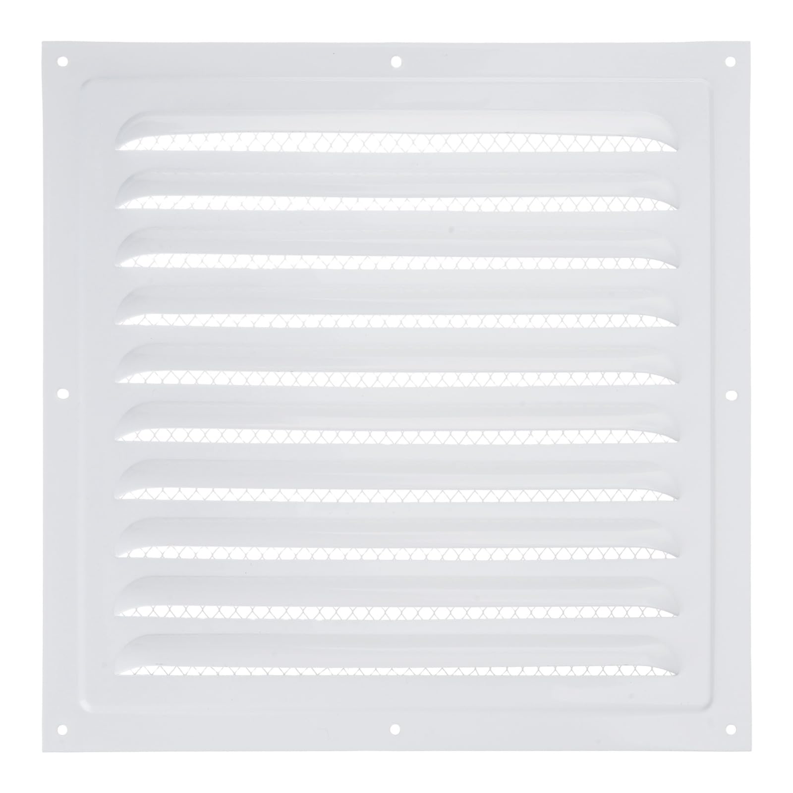 Stainless Steel Soffit Vent Cover Louvered Grille Wall Flat Ducting Ventilation for Home Wall Ceiling Square Air Cover