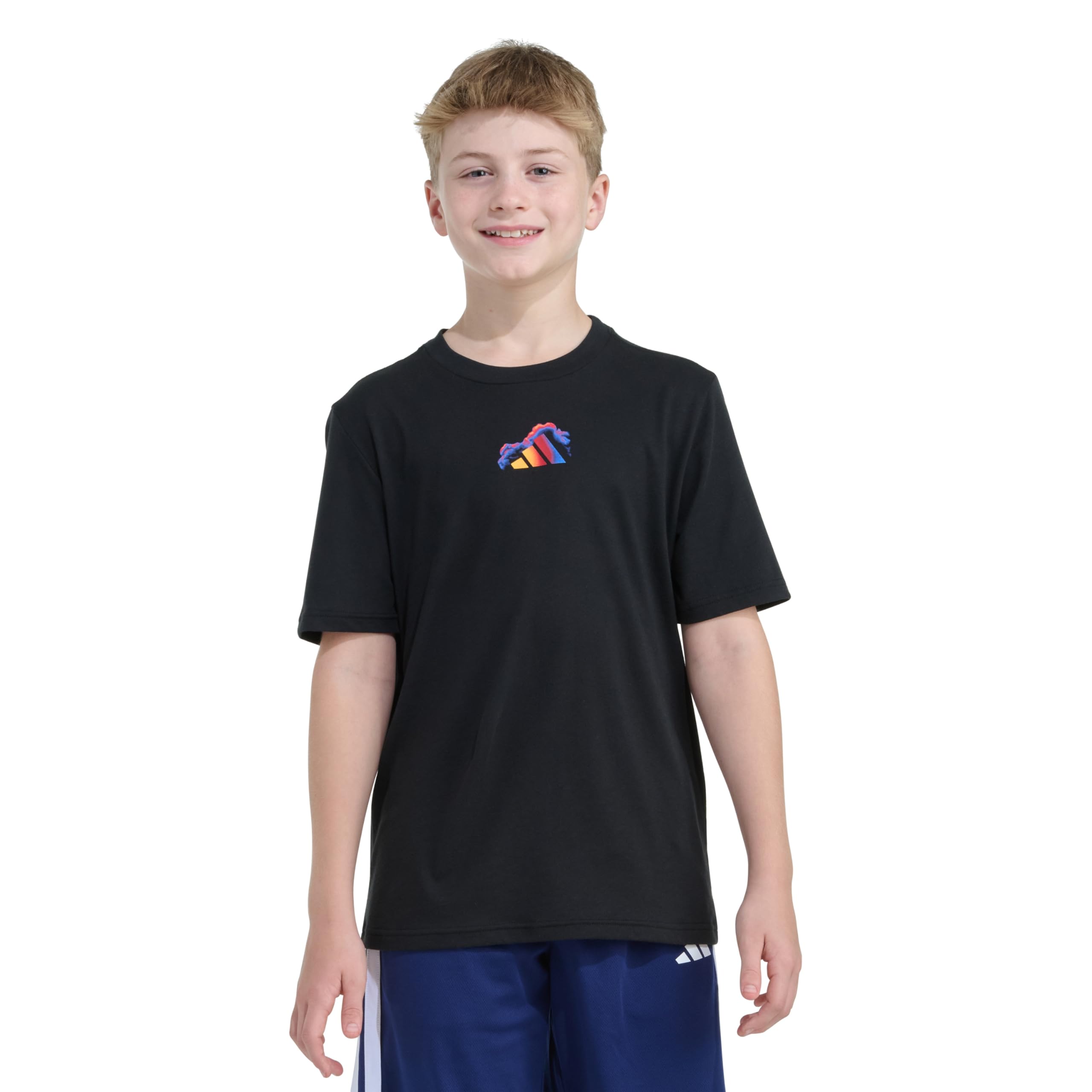 

                                                    adidas Boys Short Sleeve Football Vapor Tee, Black