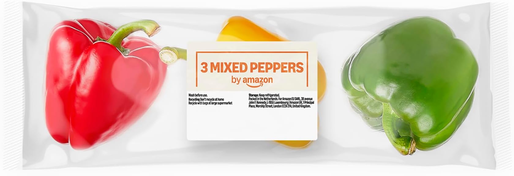 by Amazon Mixed Peppers, Pack of 3