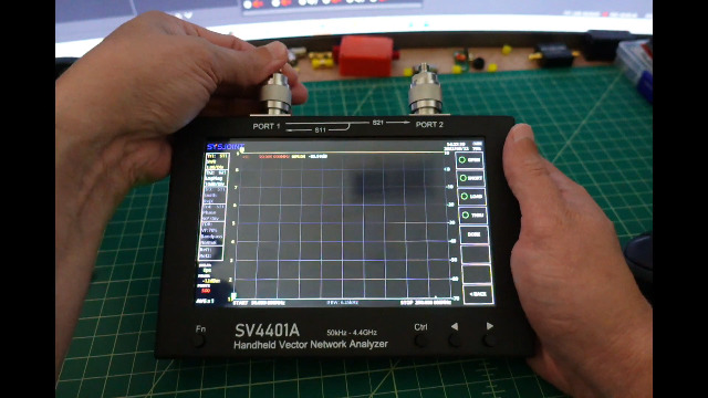 Image of AURSINC 7in NanoVNA SV4401A Vector Network Analyzer 50KHz-4.4GHz Antenna Analyzer with 6700mAh Battery 8GB Storage Measuring S Parameters, Voltage Standing Wave Ratio, Phase, Delay, Smith Chart