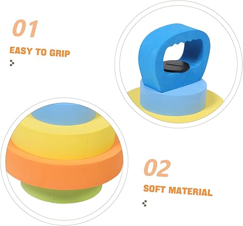 Miniatura 9 de 1 par de mancuernas de agua ajustables de Eva para gimnasia ligera flotante para natación, preescolar, ejercicios de brazo, mancuernas para