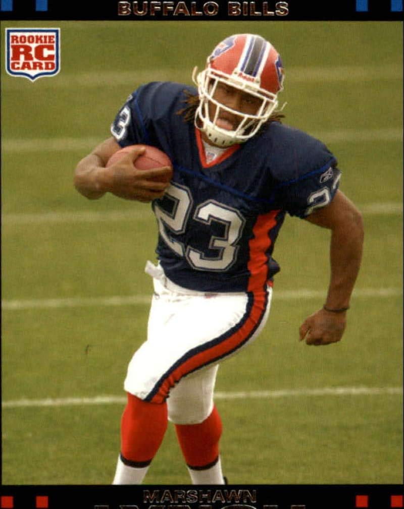 2007 Topps Football #302 Marshawn Lynch RC Rookie Buffalo Bills Official NFL Trading Card (from just opened factory sealed set)