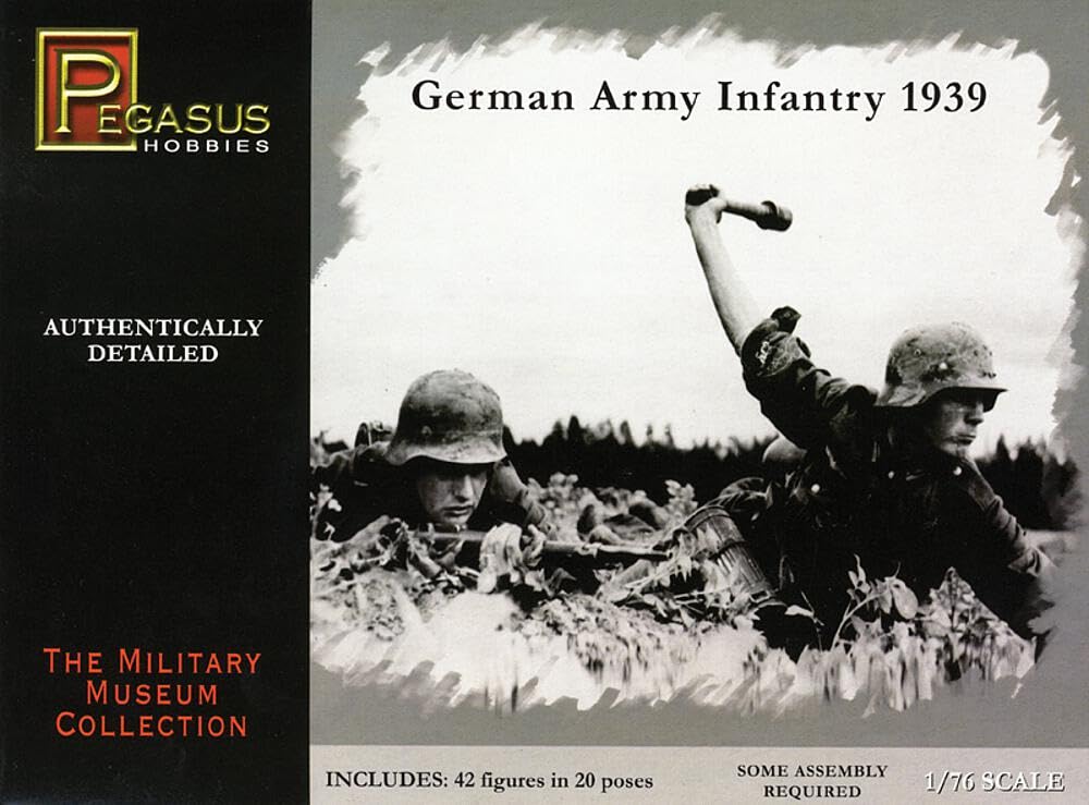 Pegasus 1/76 WW II: German Infantry, 1939