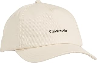 Calvin Klein Gorra de Béisbol para Mujer Metal Lettering Canvas Basecap