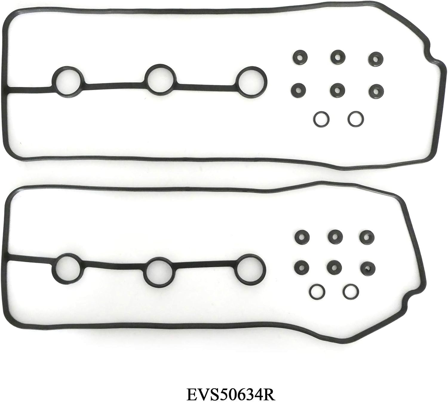 Engine Valve Cover Gasket Compatible with Toyota Model 4Runner 2003-2009 & FJ Cruiser 2007-2009 & Tacoma 2005-2015 & Tundra 2005-2010 with Engine Base 4.0L V6 (Replacement# VS50634R) - EVS50634R