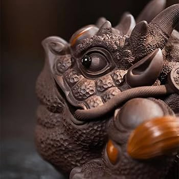 Amazon.co.jp: 将軍 龍角 金蟾 銭蛙 三足 置物 オブジェ 動物