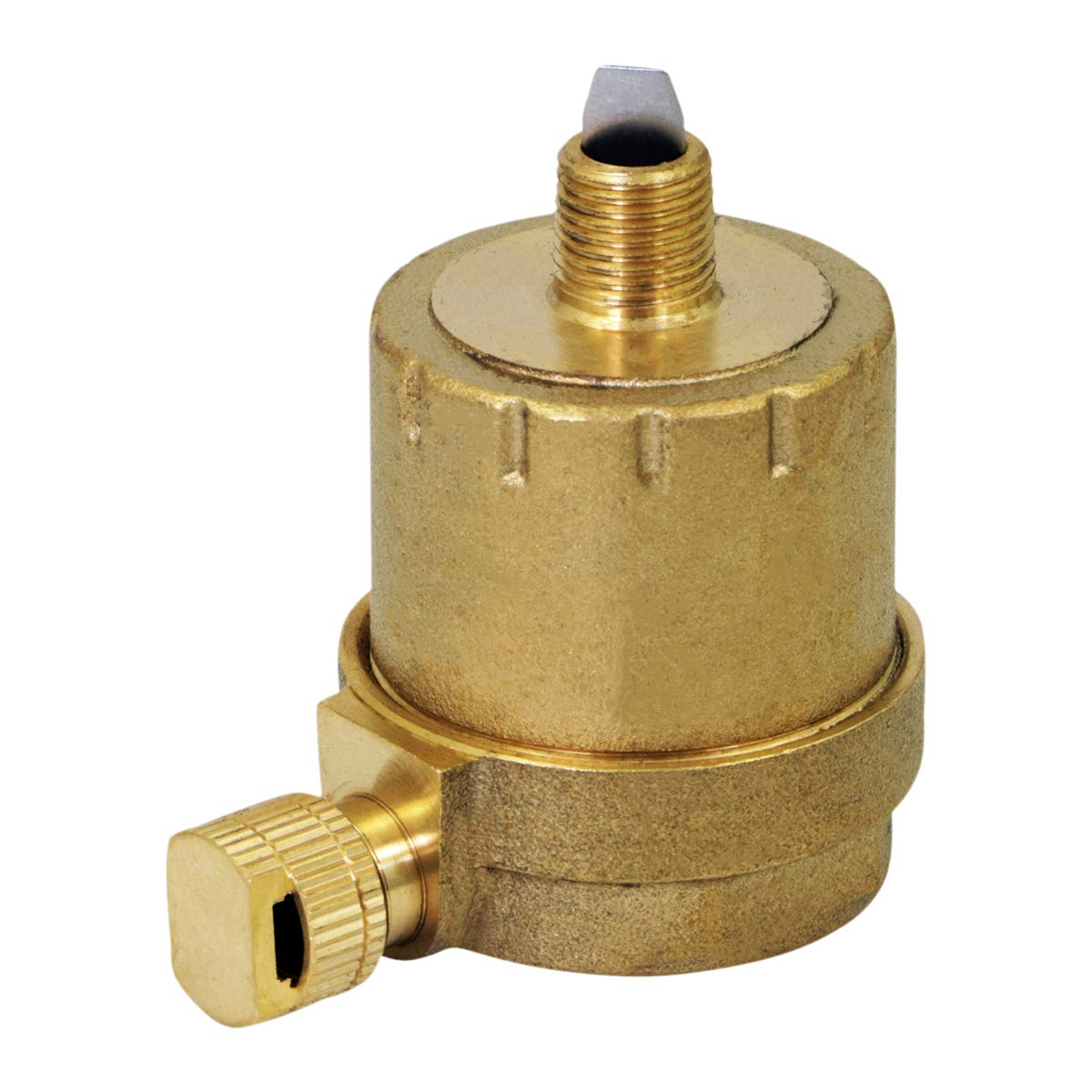 Midline Valve S1546-OM Radiator Steam Air Float Vent; Heat Regulator Valve; Angle Mount; 1/8 in. NPT; Chrome Plated Steel