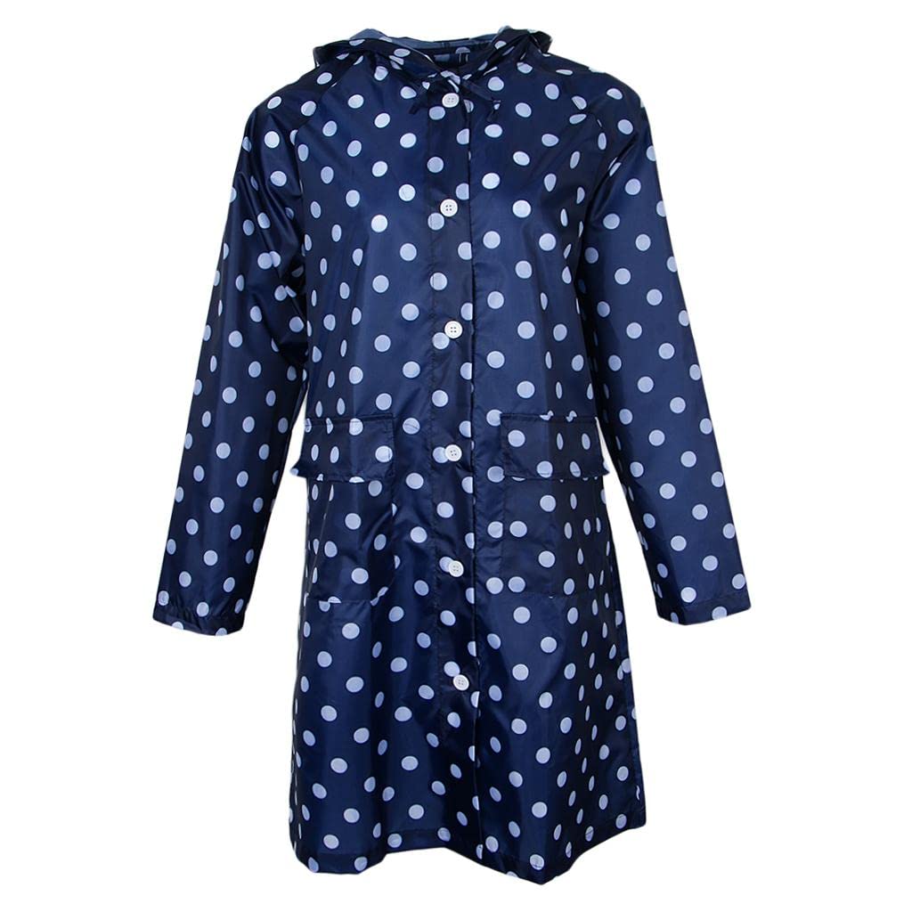 Women'S Lightweight Raincoat Hooded Waterproof Outdoor Long Jacket Blue Raincourt|Rain Coat|Rain Coat Cum Sweater|Wild Craft Rain Coat|Rain Coat For Rider-image-48