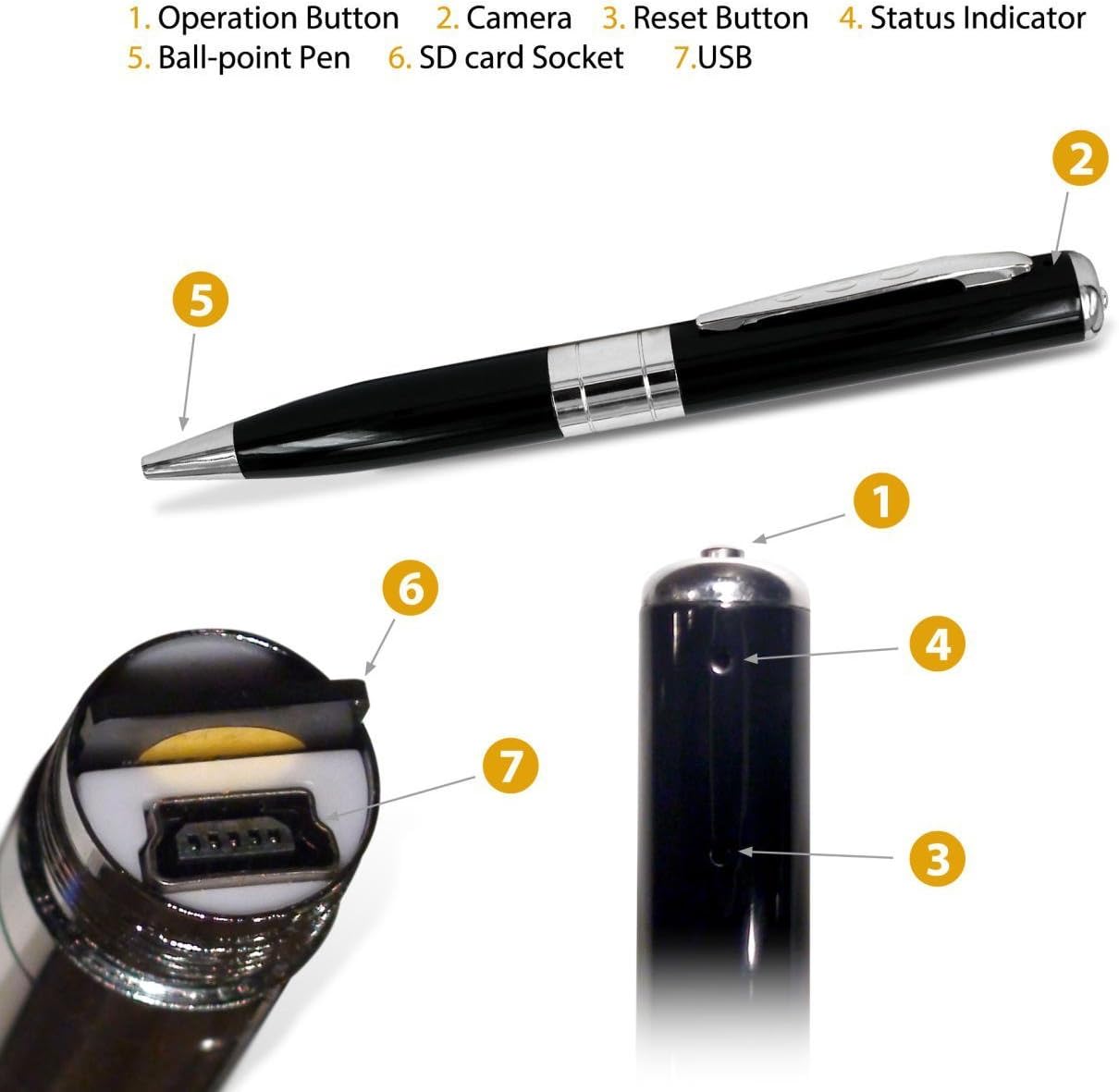 SpyCrushers Spy Pen Camera