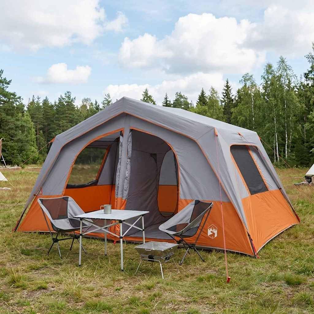 Tenda Familiare 530 x 312 x 230 cm Grigio e Arancione