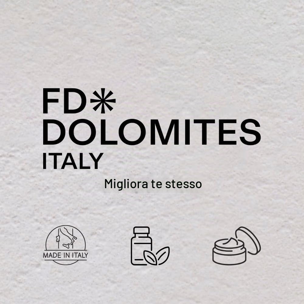 FD Dolomites - Crema Arnica CBD - Con Arnica Montana, CBD e Consolida, Profumo Golden Herbs Alpino,100ml, Uso Esterno.