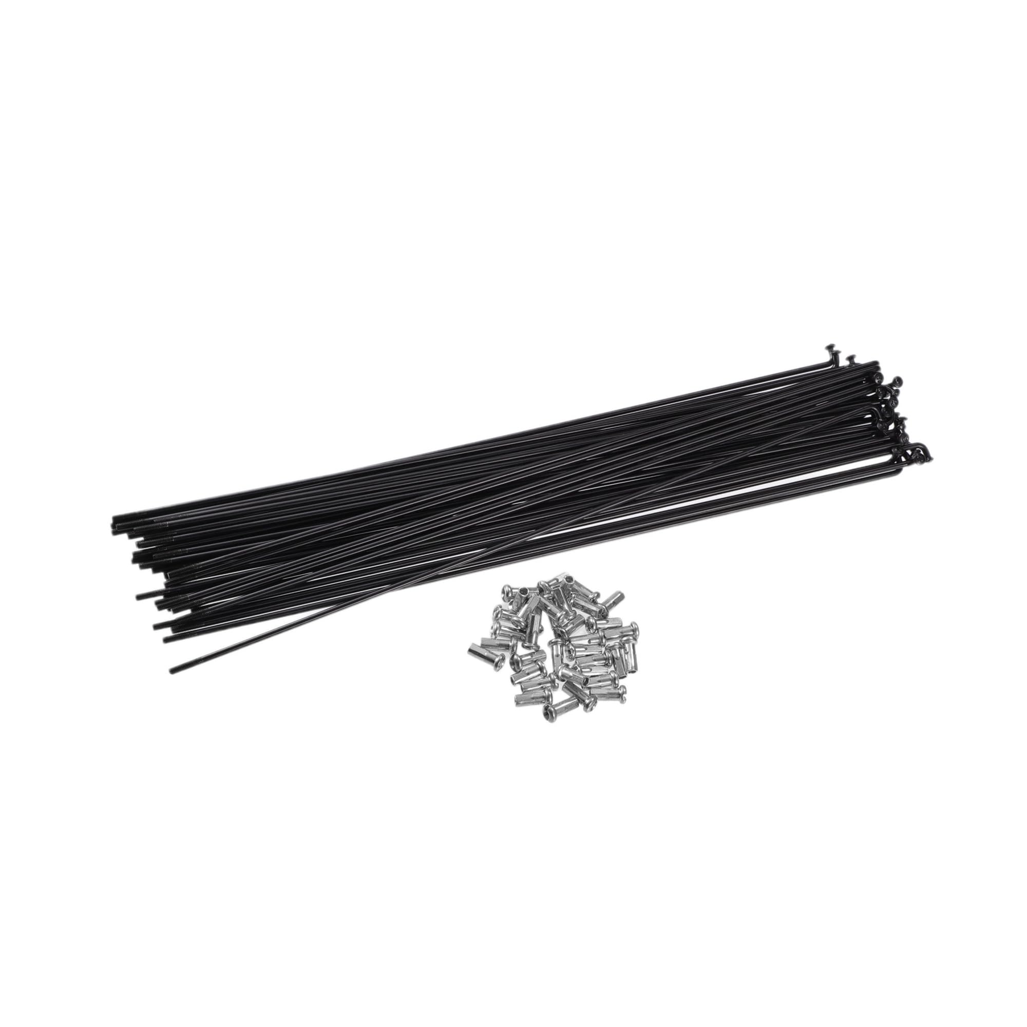 VekAuto 40 Pcs Bicycle Steel Spokes 13G Bike Spoke 260mm Length with Nipples Auto Accessories
