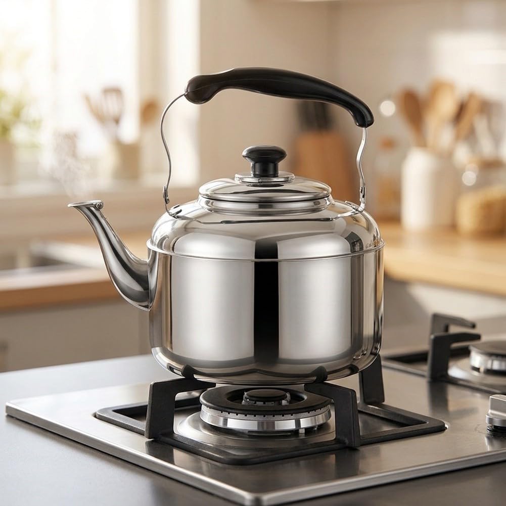 Induktionsgeeigneter Wasserkocher Pfeife Gas Herd Sicher(30CM)