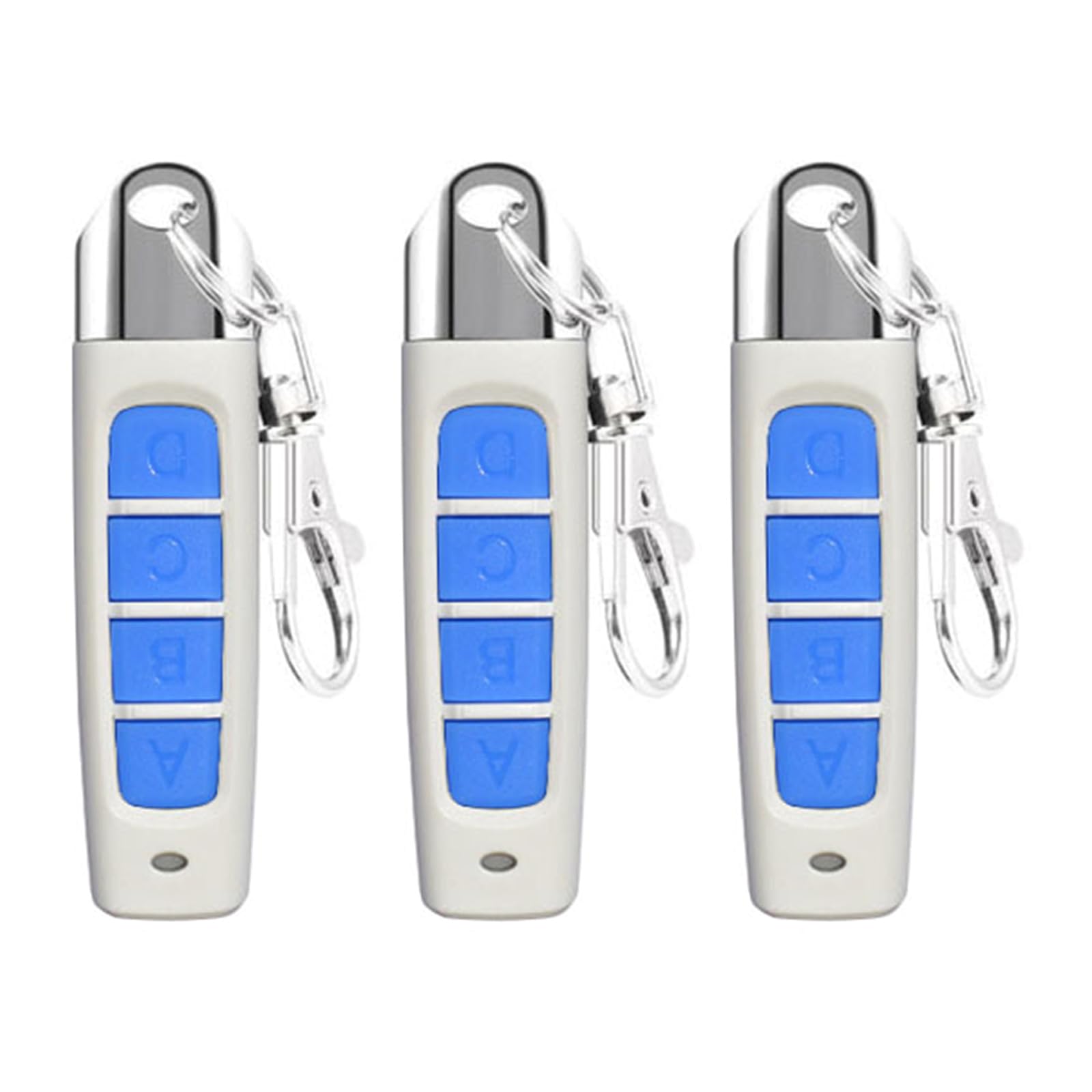 3pcs Universal Garage Door Remote Control Copy Key Fob For Electric Openers Car Alarms & Home Security Simple Operation Electric Gate Opener Gate Opener Roller Shutters Remote Home Security Opener Key