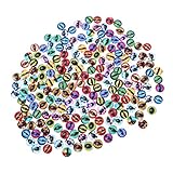100 Pcs Mixed Dragon Eye Beads - Gemstones, Glass, Crystal for Crafts, Nativity, Cabochons, Buttons, Snaps, Vintage Buckle