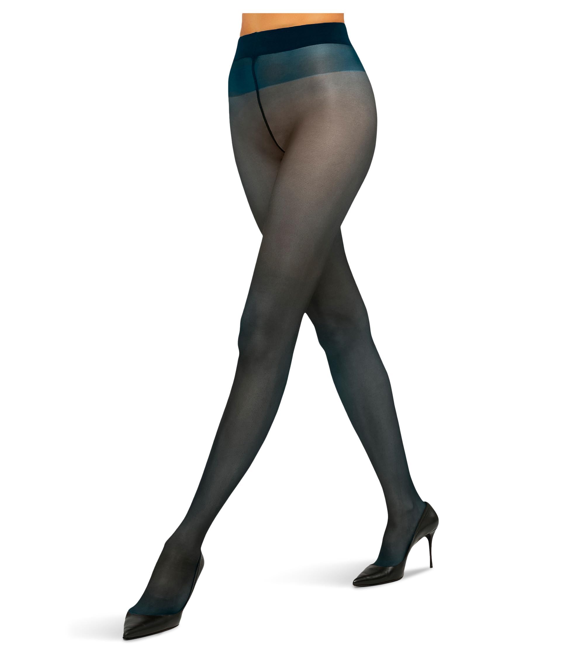 Wolford Satin Touch 20 Tights-XLarge-Deep Water