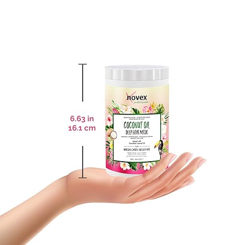 Miniatura 6 de Afrohair - Mascarilla para el cabello profundo de 22lbs35 onzas hidratación y reducción de encrespamiento impregnada con una mezcla de aceite de