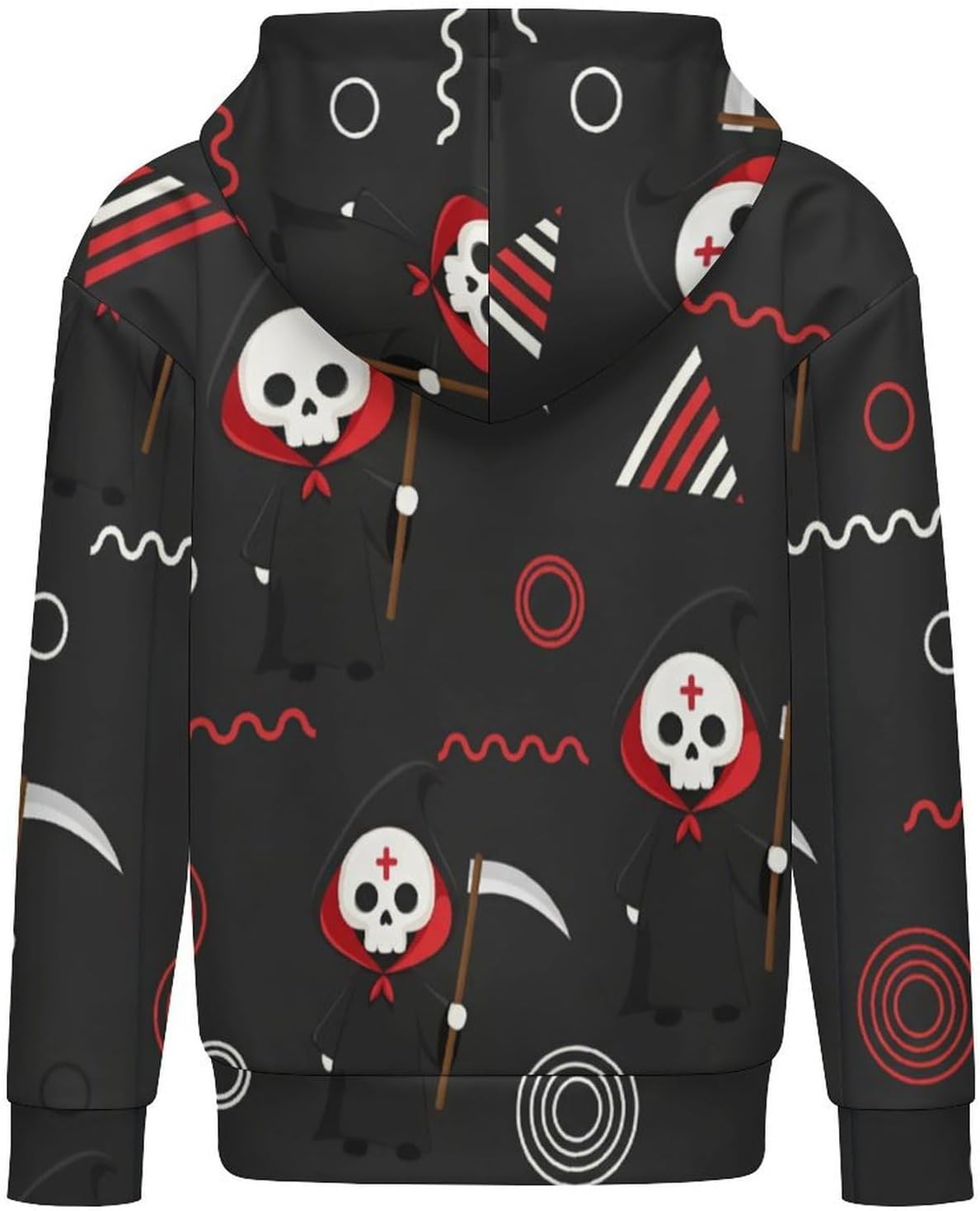 Boys Hoodies Kids Cow Print Long Sleeve Hooded Sweatshirts