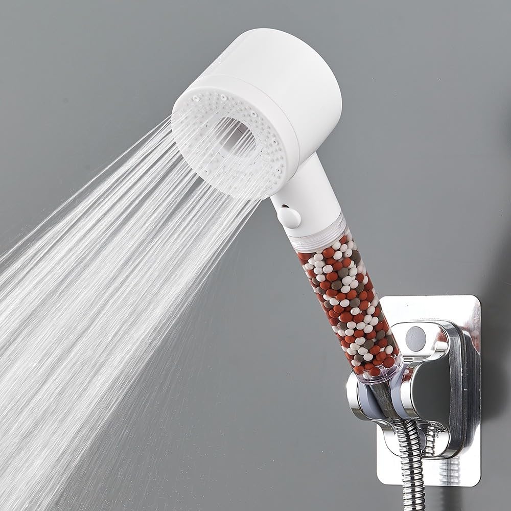 B.​LIVING Douchette PURE SHOWER ECO 5 jets - Pommeau de douche design filtration renforcée - Économie d'eau jusqu'à 56%
