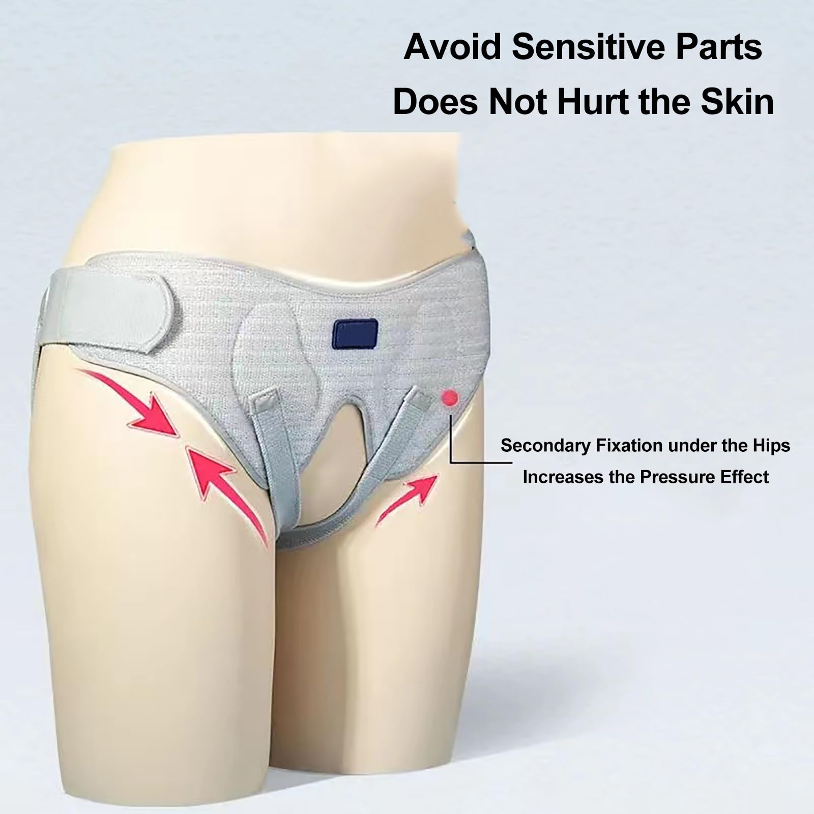 Hernia Belts for Men and Woman, Hernia Support Underwear Abdominal Support, Applies to Groin Hernias, Adjustable Abdominal Belt(Small)
