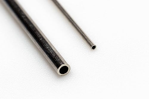 CRAFT WIRE - Tubos redondos de plata de ley 925 de 1 pie para hacer joyas hechas en Estados Unidos por CRAFT WIRE (dimensión exterior: 0.188 in