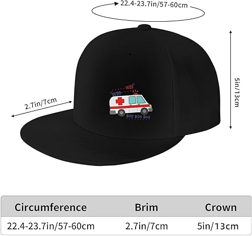 Miniatura 3 de Gorras de béisbol para hombres y mujeres, sombrero de camionero ajustable, sombrero de vaquero, Wee Woo Ambulancia Amr Divertido Ems Emt Paramédico2