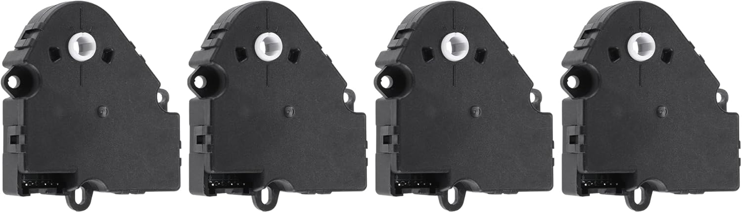 uxcell 4pcs HVAC Air Door Actuator Heater Blend Door Actuator for Chevy Silverado Tahoe Suburban for GMC Envoy Sierra Yukon for Cadillac for Buick AC Heater Actuator No.89018365/52402588