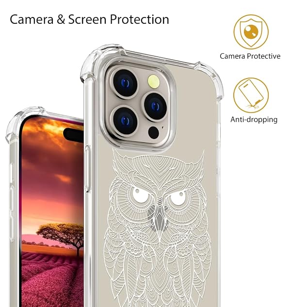 Topgraph for iPhone 15 Pro Case - White Owl Line by Topgraph - Used condition - Image 7